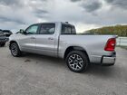 2026 Ram 1500 Laramie Silver vin: 1C6SRFJP8TN255426 Damage: Left Rear Door, Dent(S) W/ Paint Dmg, 3 To 4 Inches