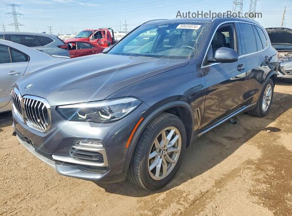 5UXTA6C09M9H21803 2021 BMW X5 Серый Задняя левая четверть