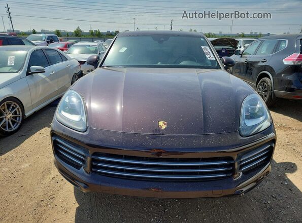 WP1AA2AYXKDA04052 2019 PORSCHE CAYENNE Burgundy Rear view
