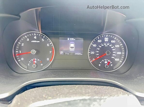 3KPF24AD7ME316523 2021 KIA FORTE Серый Вид щитка приборов