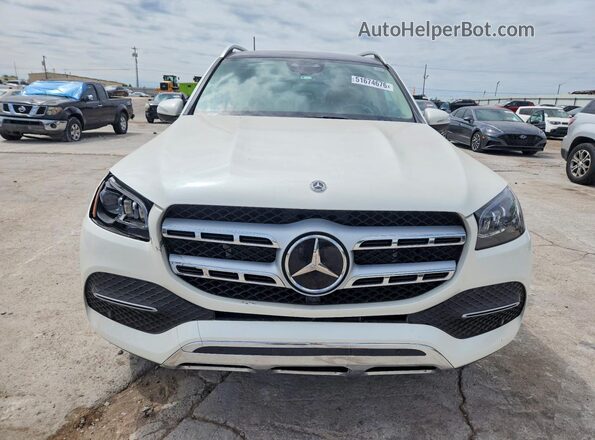 4JGFF5KE5MA351478 2021 MERCEDES-BENZ GLS White Widok z tyłu