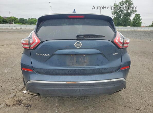 5N1AZ2MH6HN150100 2017 NISSAN MURANO Синий Вид салона спереди