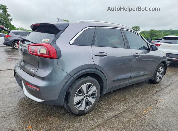 KNDCB3LC9J5109057 2018 KIA NIRO Gray Przód prawy