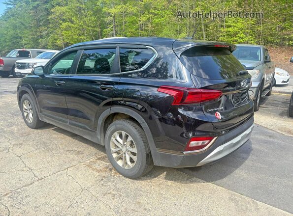5NMS2CAD6KH085144 2019 HYUNDAI SANTA Черный Передняя правая четверть