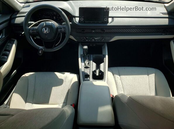 1HGCY1F24SA019752 2025 HONDA ACCORD Red Widok zestawu wskaźników