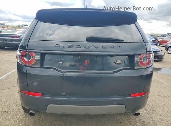 SALCP2BG5GH548658 2016 LAND ROVER DISCOVERY Black Widok wnętrza z przodu