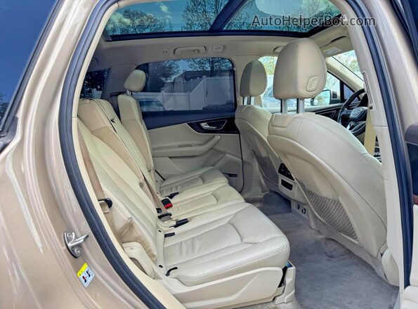 WA1LAAF70JD001772 2018 AUDI Q7 Tan წინა პანელის ხედი