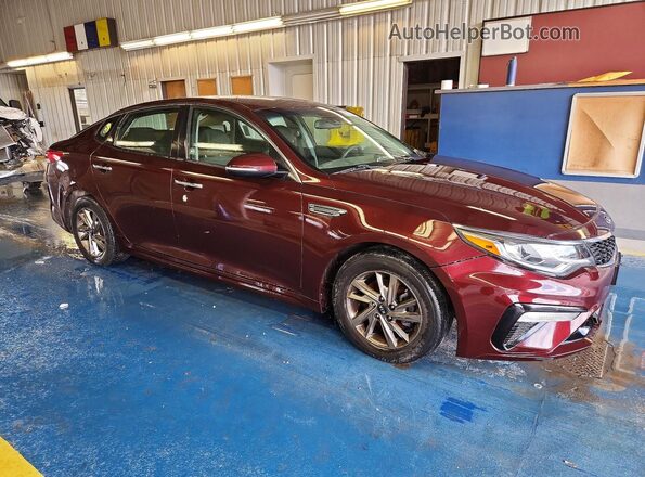 5XXGT4L32KG344191 2019 KIA OPTIMA Бордовый Вид спереди