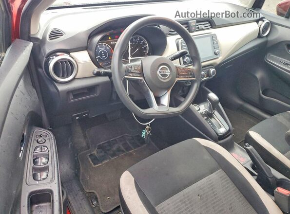 3N1CN8EV6LL804184 2020 NISSAN VERSA Красный Вид щитка приборов