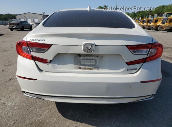 1HGCV3F48KA002703 2019 HONDA ACCORD White Widok z tyłu