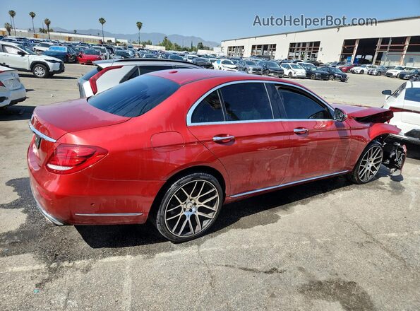 WDDZF4JB3HA204929 2017 MERCEDES-BENZ E Red 