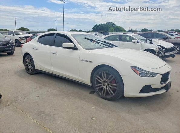 ZAM57RTA9G1177091 2016 MASERATI GHIBLI White Widok z przodu