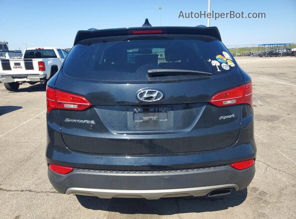 5XYZU3LB4GG374285 2016 HYUNDAI SANTA Black Vista interior delantera