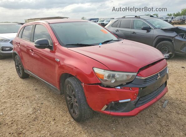 JA4AP3AU9HZ050352 2017 MITSUBISHI OUTLANDER Красный Вид спереди