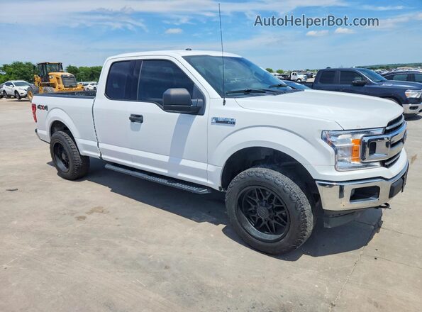 1FTEX1EPXJFD05744 2018 FORD F150 White Вид спереду