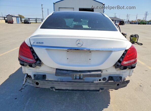 55SWF6EB7GU125822 2016 MERCEDES-BENZ C White Вид салону спереду
