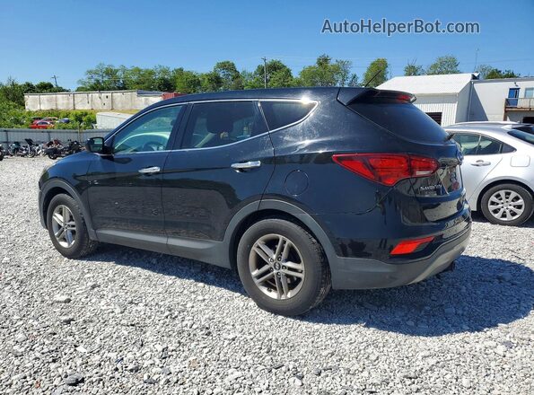 5NMZTDLB8JH061293 2018 HYUNDAI SANTA FE Черный Задняя правая четверть
