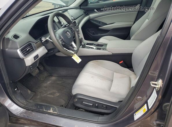 1HGCV1F49LA097200 2020 HONDA ACCORD Серый Вид салона спереди