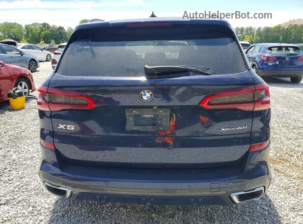 5UXCR6C54KLL36280 2019 BMW X5 Синий Вид салона спереди