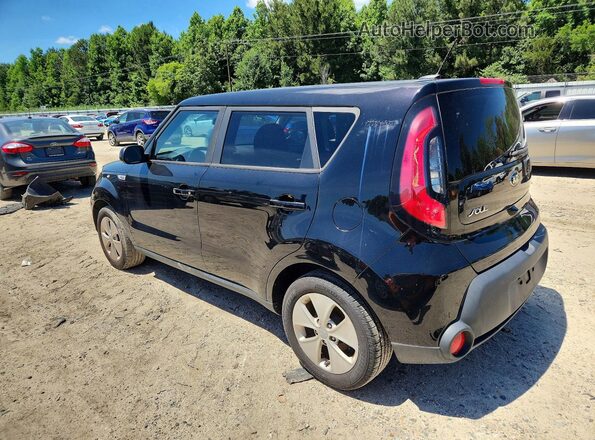 KNDJN2A26G7357654 2016 KIA SOUL Black Tył prawy