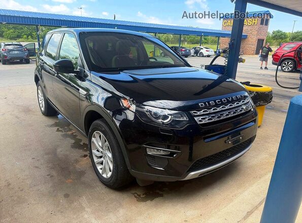 SALCR2RX3JH749904 2018 LAND ROVER DISCOVERY Черный Передняя левая четверть