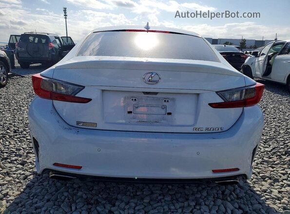 JTHHA5BC3H5005131 2017 LEXUS RC Белый Вид салона спереди