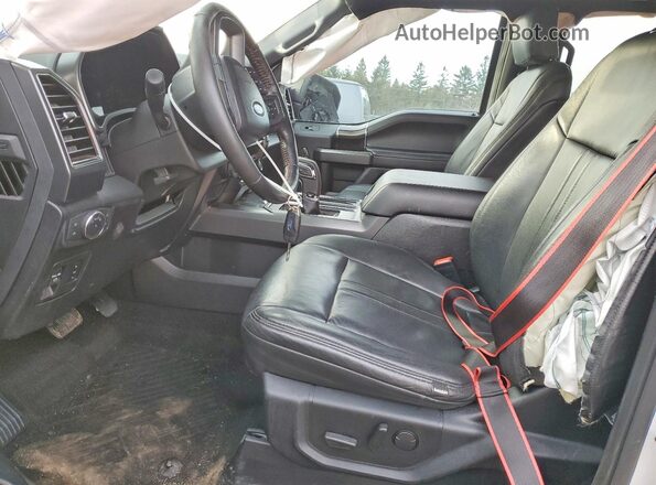 1FTEW1E49KFC35101 2019 FORD F150 Белый Вид салона спереди