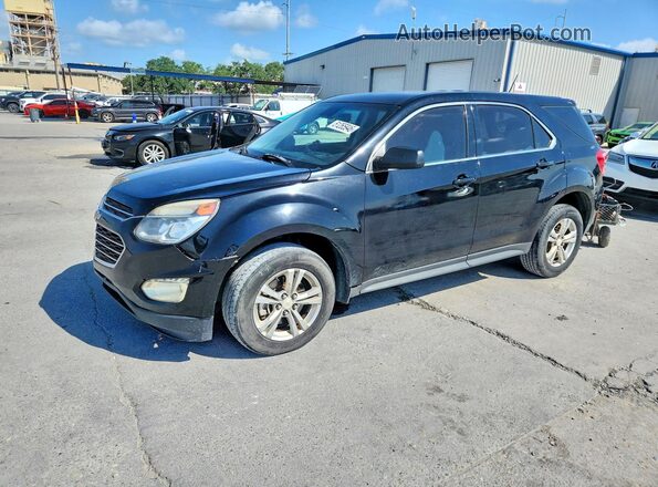 2GNALBEK3G6322433 2016 CHEVROLET EQUINOX Черный Передняя левая четверть