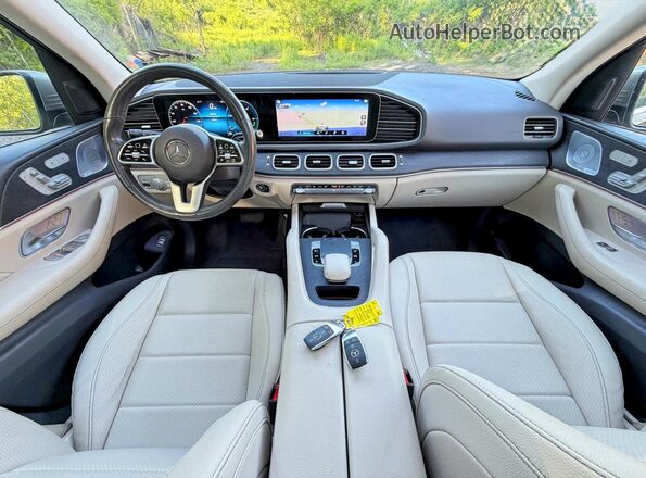 4JGFB4KE1LA069777 2020 MERCEDES-BENZ GLE-CLASS Tan Вид щитка приладів