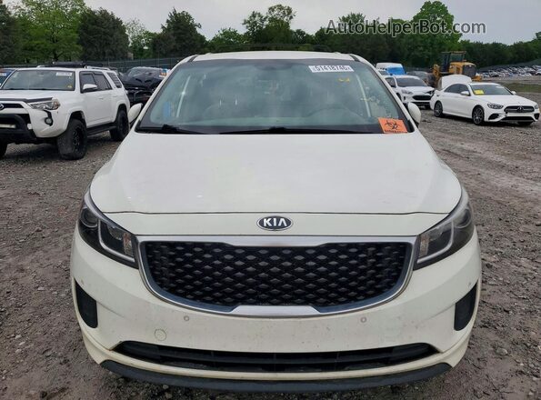 KNDMB5C14G6208712 2016 KIA SEDONA Белый Вид сзади
