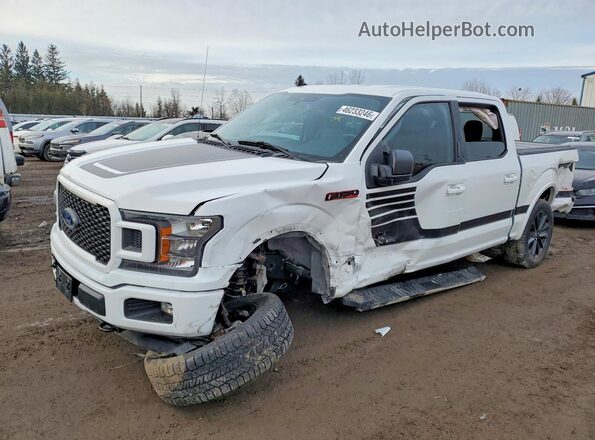 1FTEW1E49KFC35101 2019 FORD F150 Белый Передняя левая четверть