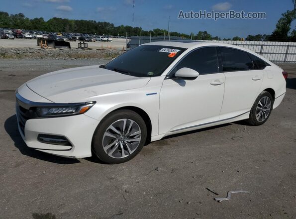 1HGCV3F48KA002703 2019 HONDA ACCORD White Przód lewy