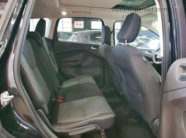 1FMCU9GD1JUA43119 2018 FORD ESCAPE Черный Вид задней части салона