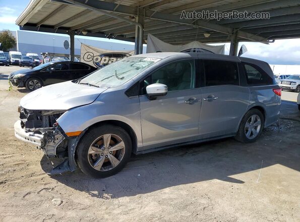 5FNRL6H50KB065341 2019 HONDA ODYSSEY Gray წინა მარცხენა ხედი სამი მეოთხედიდან