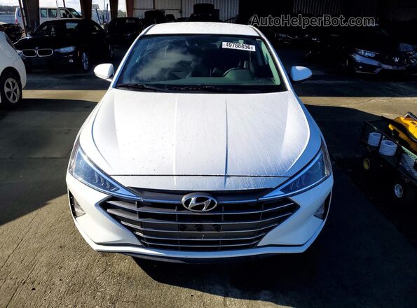 5NPD74LF2LH603723 2020 HYUNDAI ELANTRA White Widok z tyłu