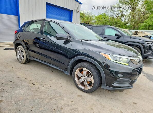 3CZRU6H35KG704295 2019 HONDA HR-V Black Widok z przodu