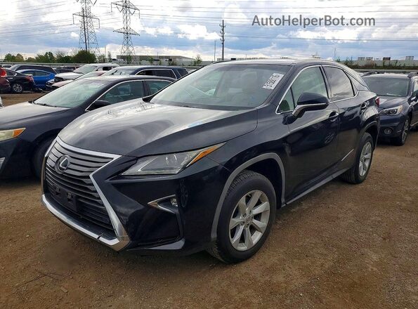 2T2BZMCA4GC013601 2016 LEXUS RX 350 Черный Передняя левая четверть