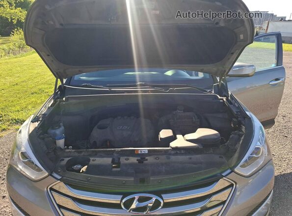 5XYZUDLB1GG376212 2016 HYUNDAI SANTA Brown Widok deski rozdzielczej