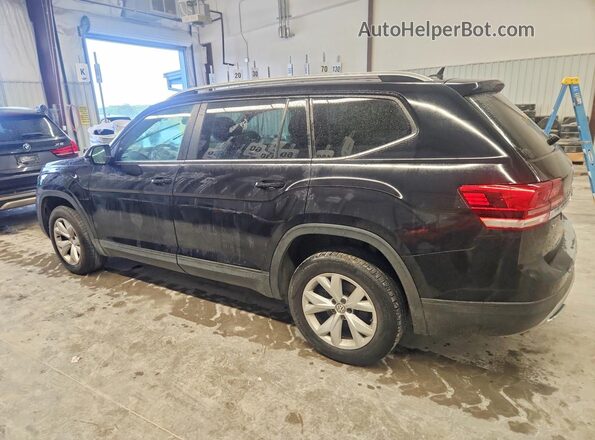 1V2UR2CAXKC581711 2019 VOLKSWAGEN ATLAS Black Tył prawy
