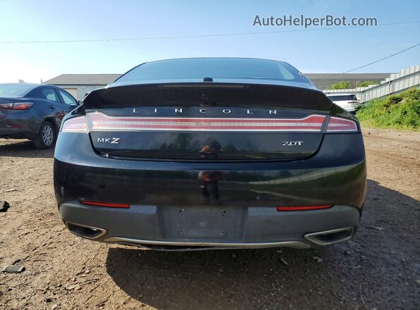 3LN6L5E98HR623590 2017 LINCOLN MKZ Черный Вид салона спереди