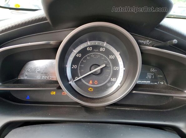 JM1DKFC77G0131623 2016 MAZDA CX-3 Black Vista de los asientos traseros