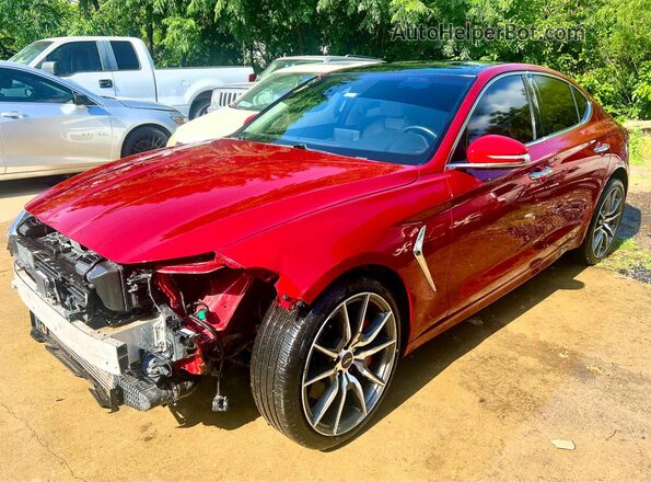KMTG74LE7KU026830 2019 GENESIS G70 Красный Задняя правая четверть