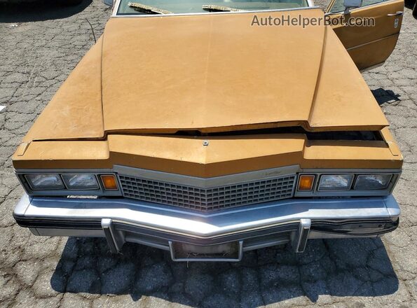 6B69S8Q234934 1978 CADILLAC FLEETWOOD Gold Vista interior trasera