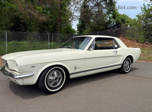 6T07C123865 1966 FORD MUSTANG White Przód lewy