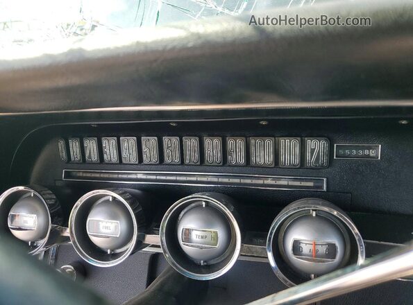 6Y81Z164852 1966 FORD FORD THUNDERBIRD Black Սարքավորումների վահանակի տեսք