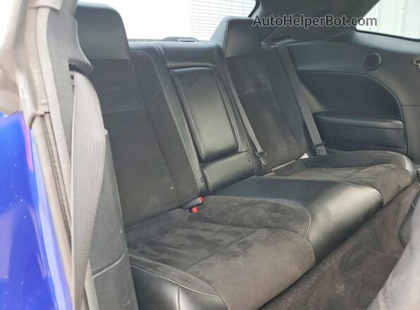 2C3CDZFJXJH171426 2018 DODGE CHALLENGER Blue Widok wnętrza z tyłu