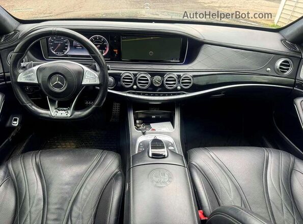 WDDUG7JBXHA286408 2017 MERCEDES-BENZ S Black Вид ззаду