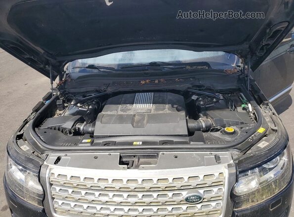 SALGS2PF2GA312655 2016 LAND ROVER RANGE Черный Вид подкапотного пространства