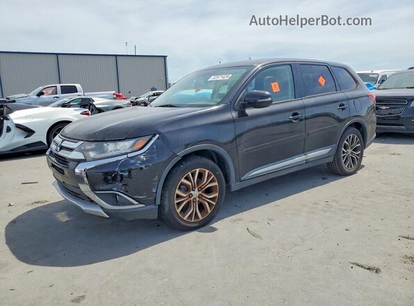 JA4AD3A35GZ004354 2016 MITSUBISHI OUTLANDER Черный Передняя левая четверть