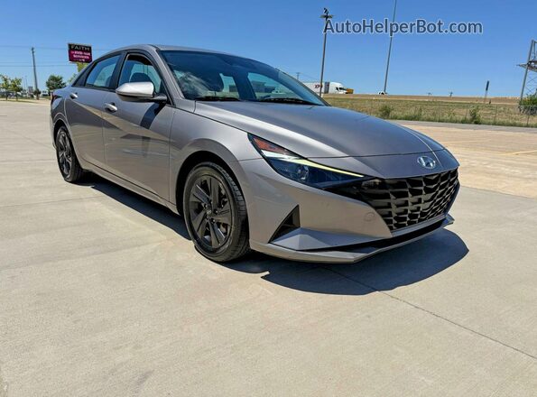 KMHLM4AG3MU192044 2021 HYUNDAI ELANTRA Серый Задняя левая четверть